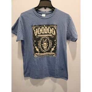 VooDoo Bourbon Street Graphic T Shirt Sz M 100% Cotton Short Sleeve, Pre Loved